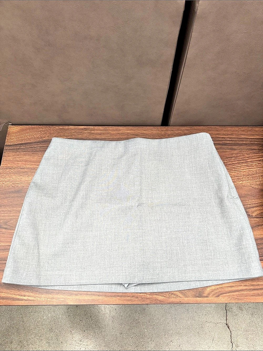 Abercrombie & Fitch A&F Secret Military Mini Skirt Mini Skirt in Gray Like New